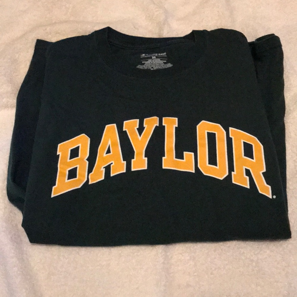 baylor university t shirt. size M